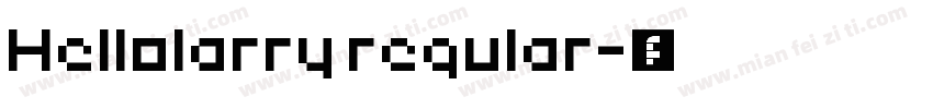 Hellolarry regular字体转换